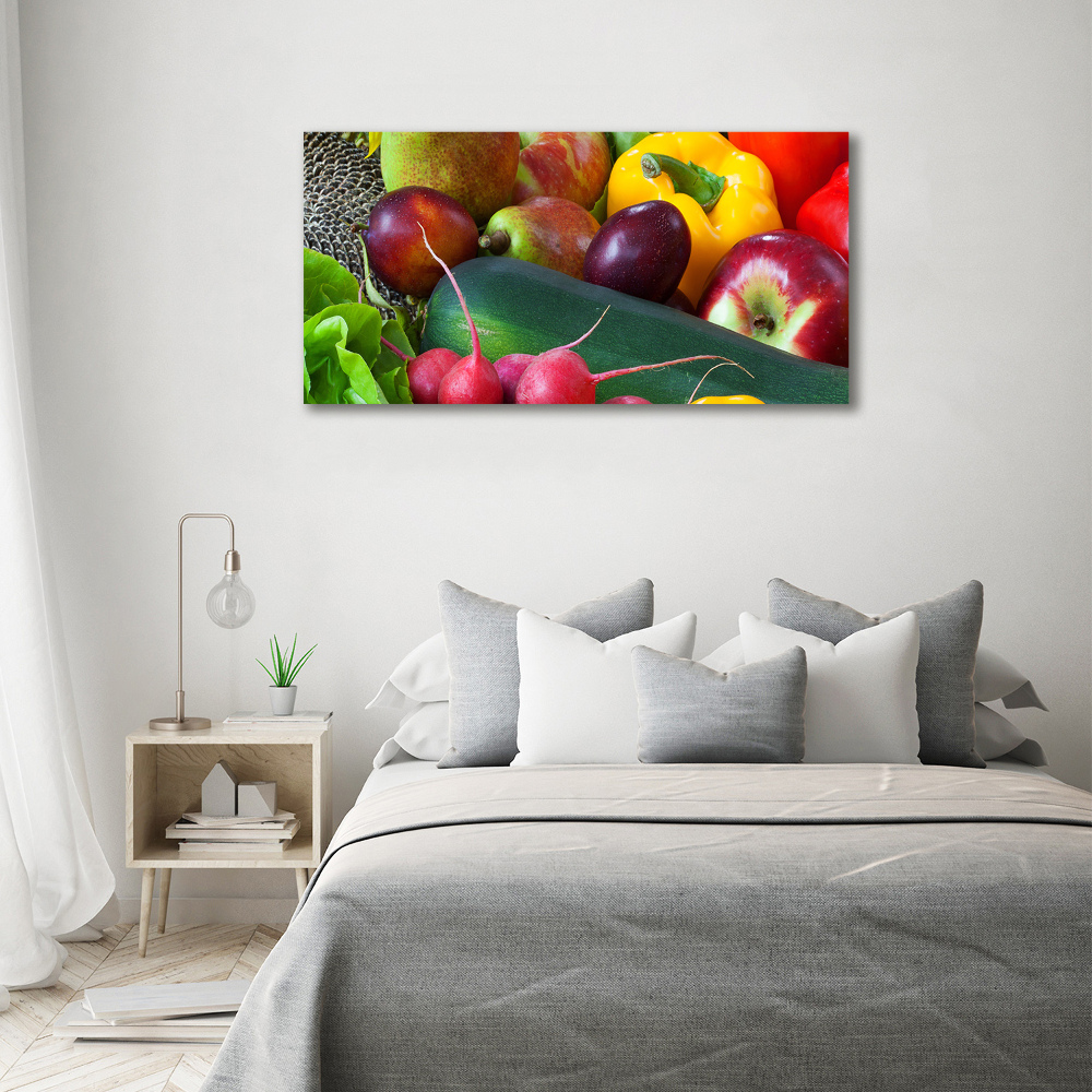 Tableau mural sur toile Fruits et légumes