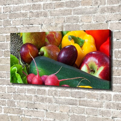 Tableau mural sur toile Fruits et légumes