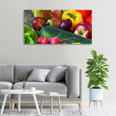 Tableau mural sur toile Fruits et légumes