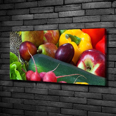 Tableau mural sur toile Fruits et légumes