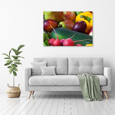 Tableau mural sur toile Fruits et légumes