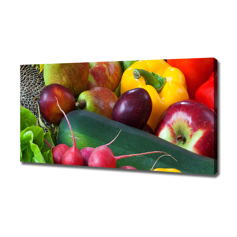 Tableau mural sur toile Fruits et légumes