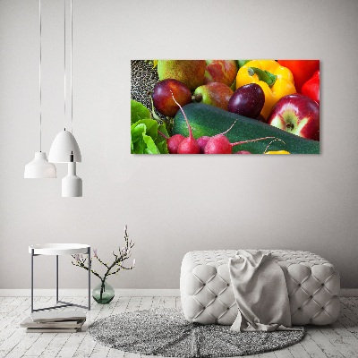 Tableau mural sur toile Fruits et légumes