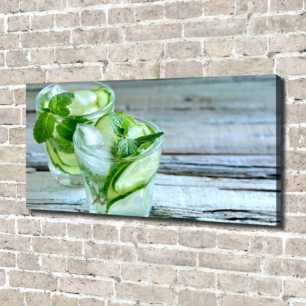 Tableau mural sur toile Eau de concombre