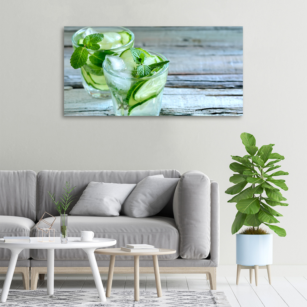 Tableau mural sur toile Eau de concombre