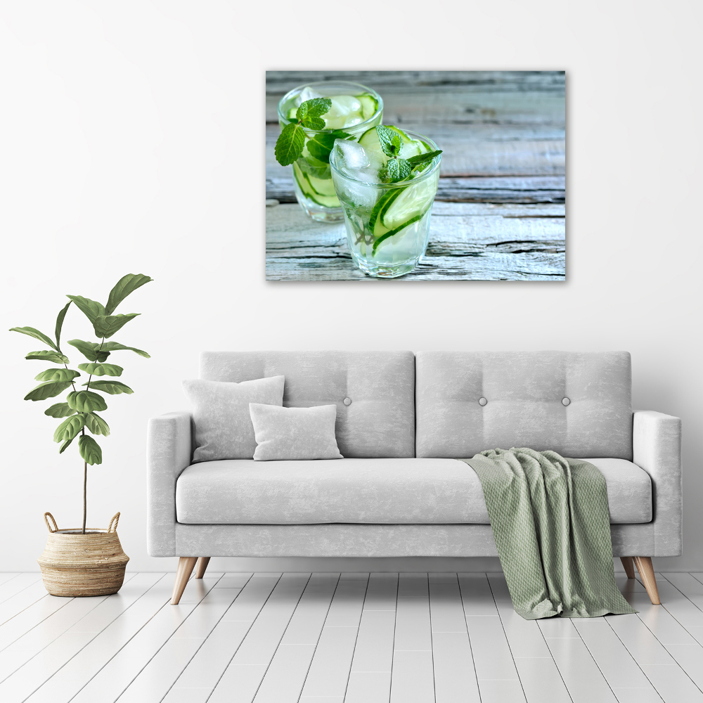 Tableau mural sur toile Eau de concombre