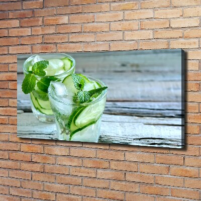 Tableau mural sur toile Eau de concombre