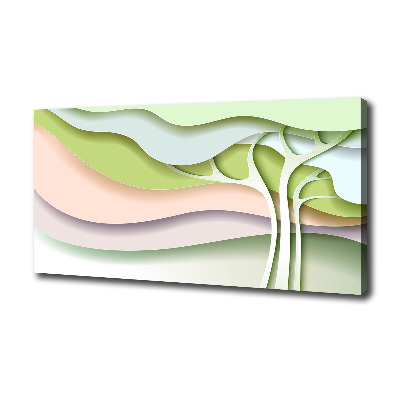 Tableau mural sur toile Abstraction d'arbre