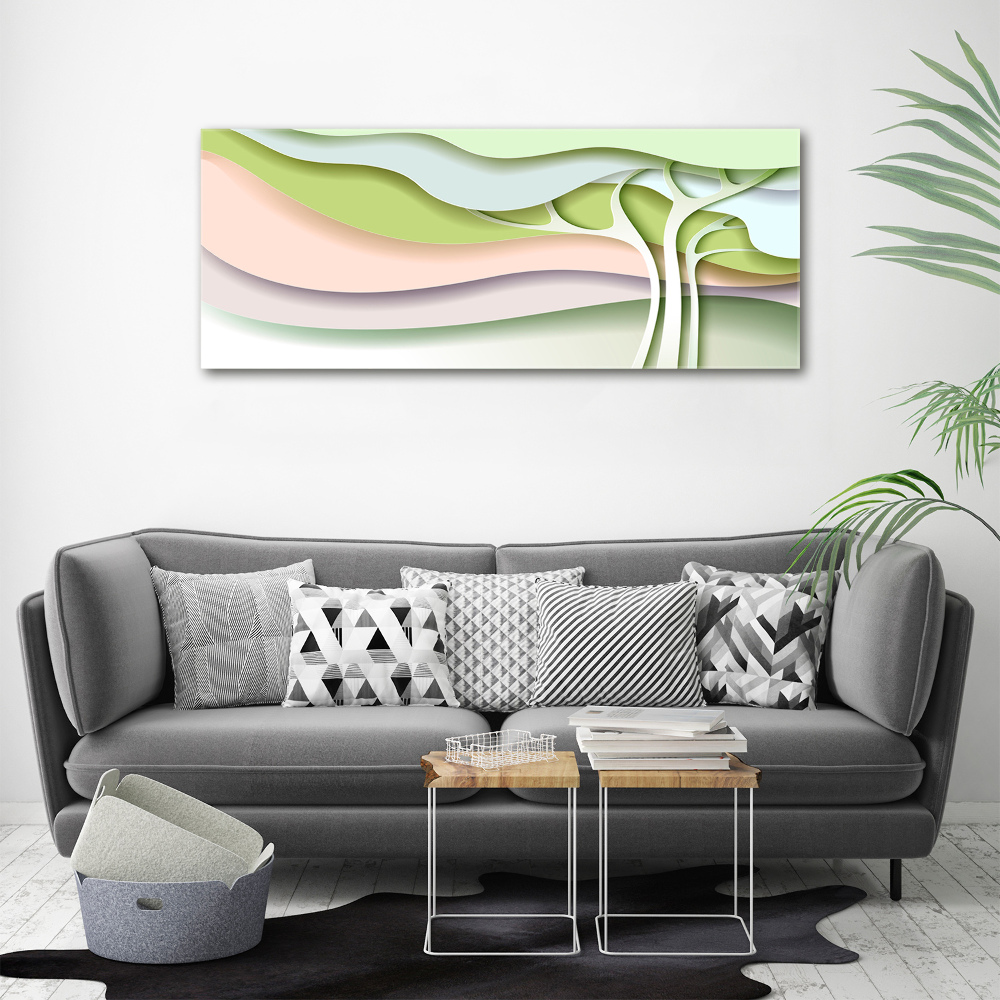 Tableau mural sur toile Abstraction d'arbre