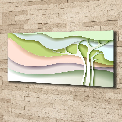 Tableau mural sur toile Abstraction d'arbre