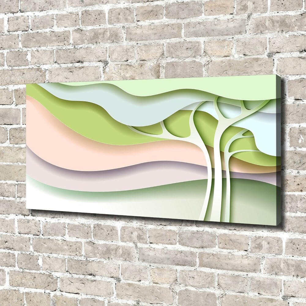 Tableau mural sur toile Abstraction d'arbre