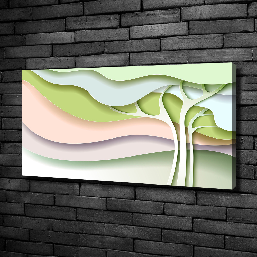 Tableau mural sur toile Abstraction d'arbre