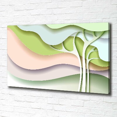 Tableau mural sur toile Abstraction d'arbre