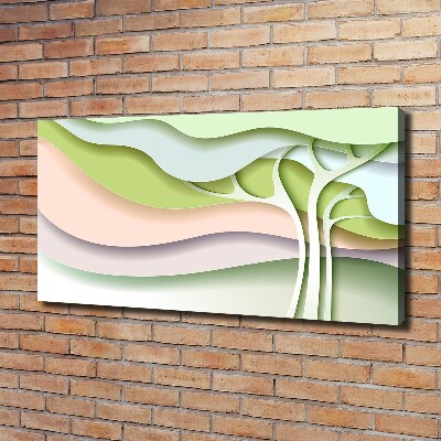 Tableau mural sur toile Abstraction d'arbre