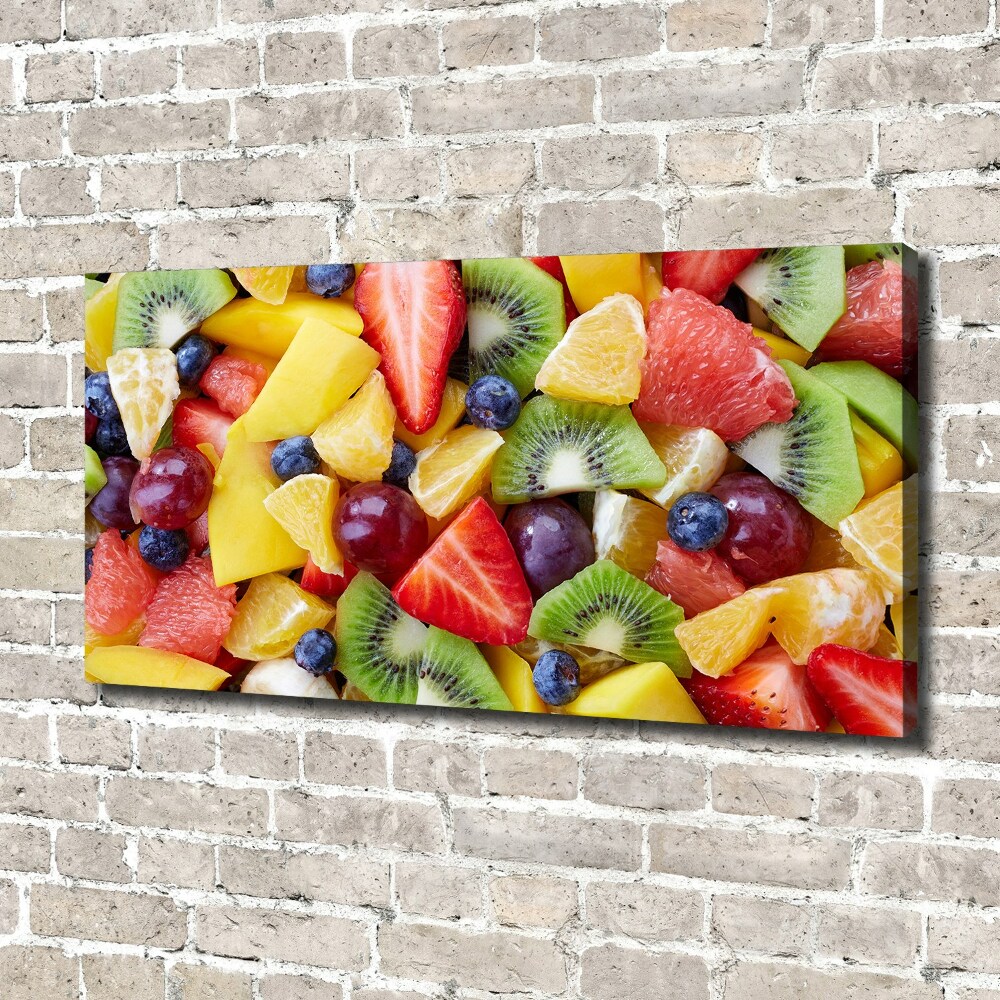 Tableau imprimé sur toile Fruits en tranches