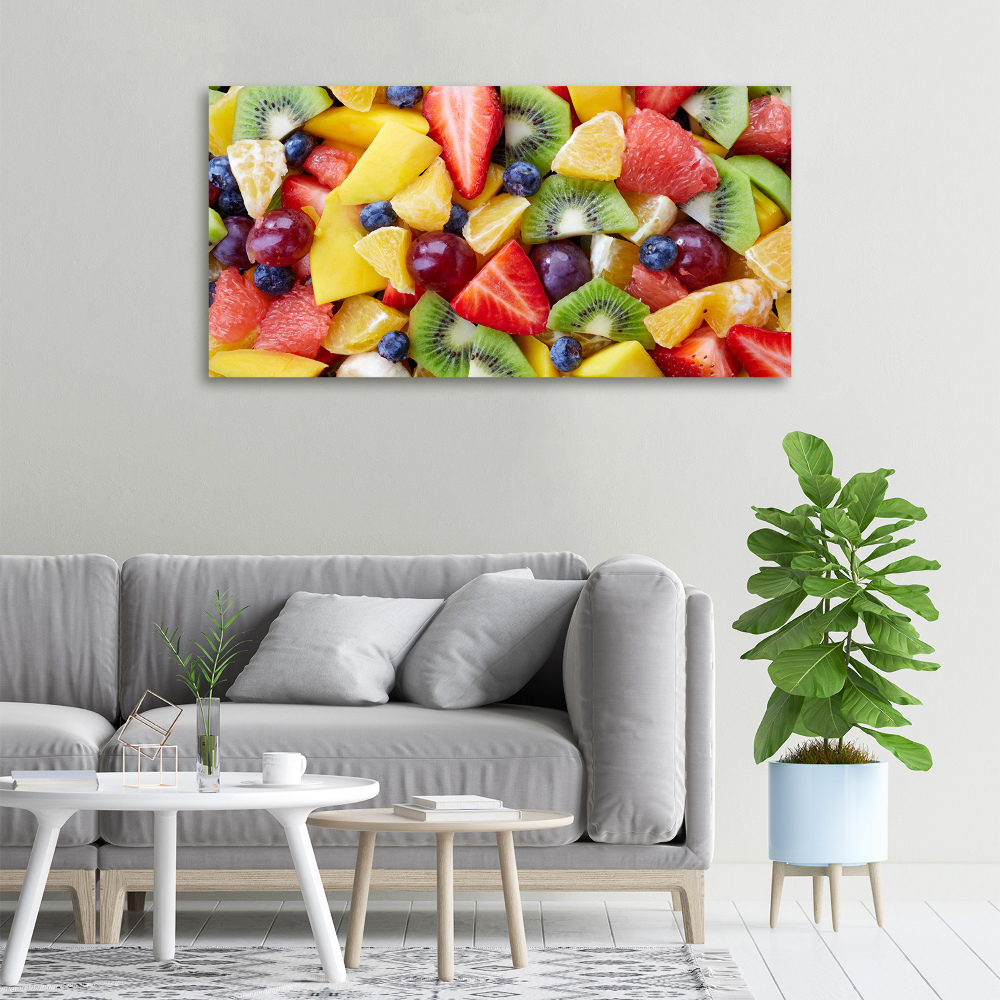 Tableau imprimé sur toile Fruits en tranches