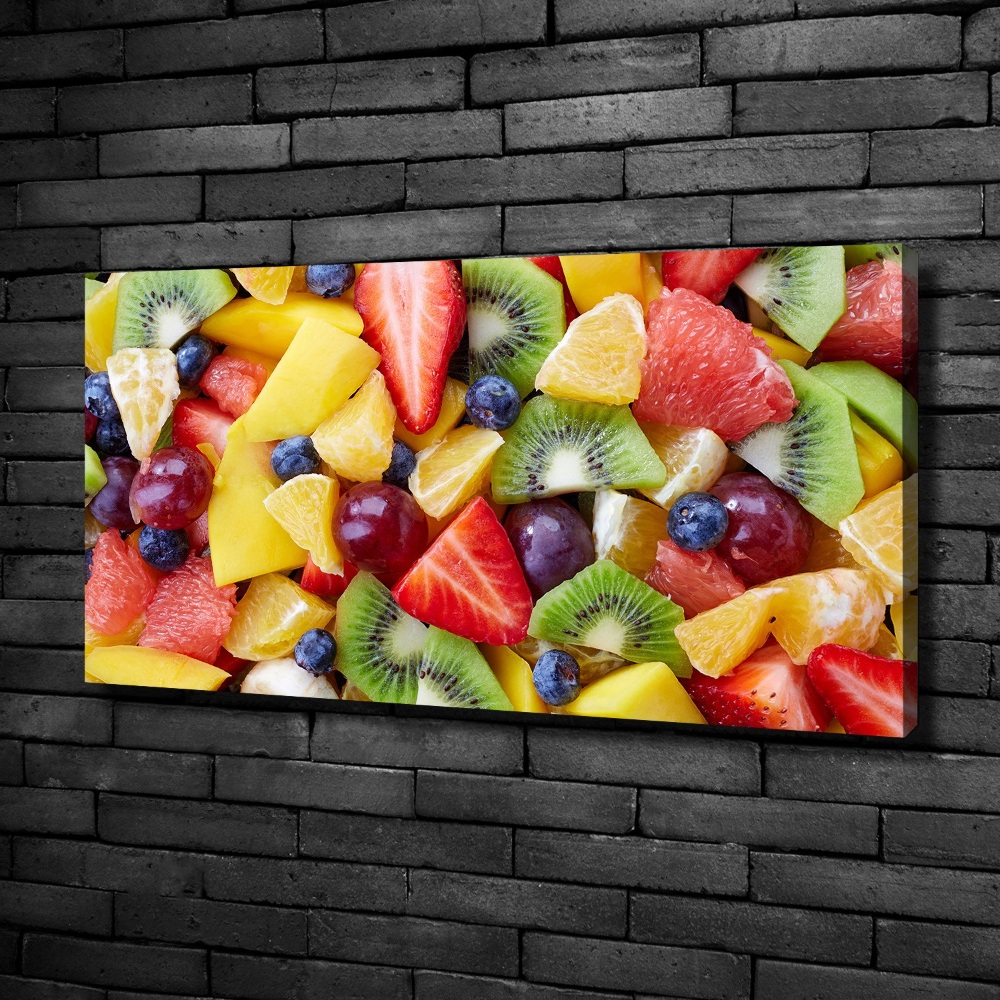 Tableau imprimé sur toile Fruits en tranches