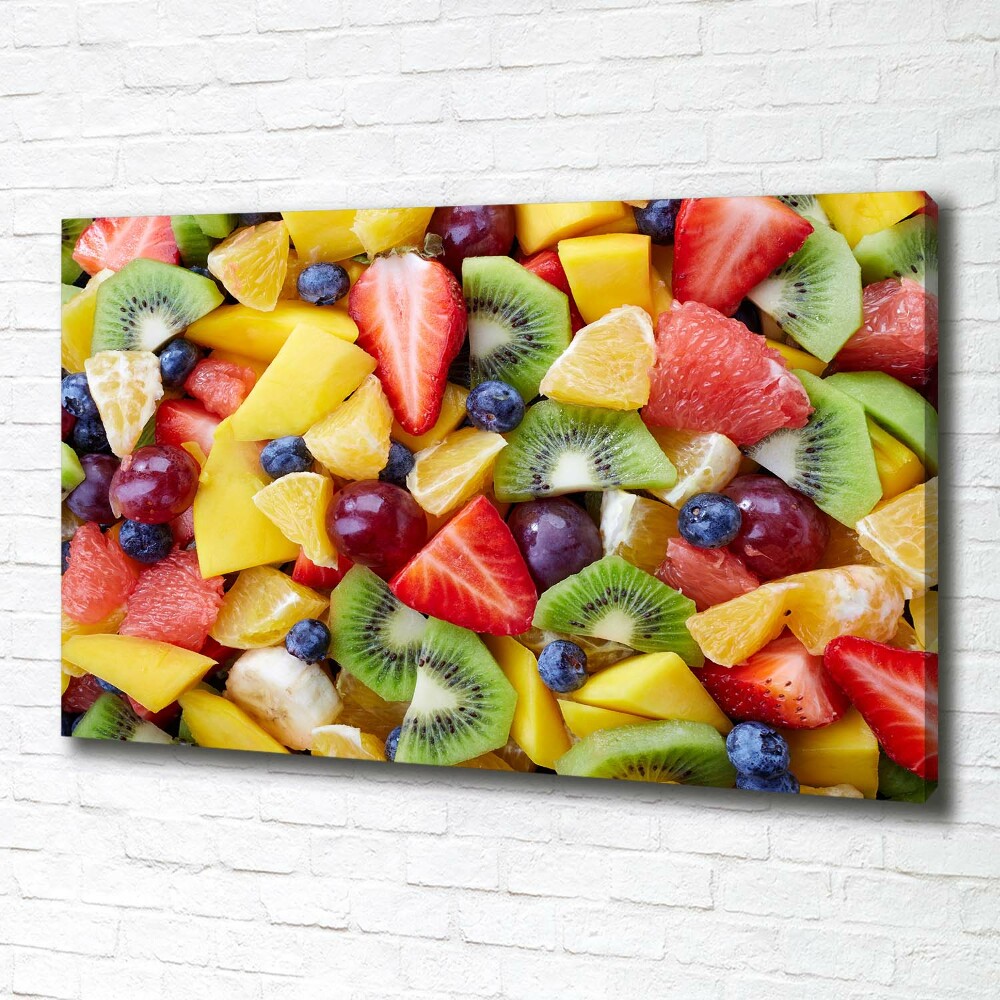 Tableau imprimé sur toile Fruits en tranches