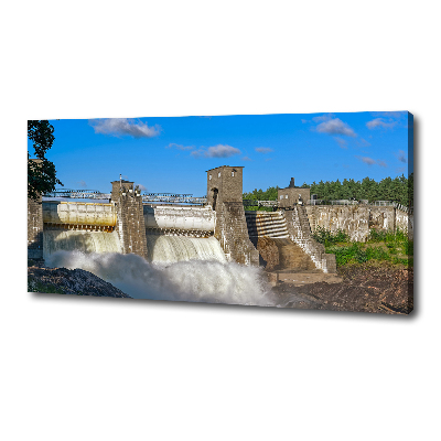 Tableau mural sur toile Barrage d'eau