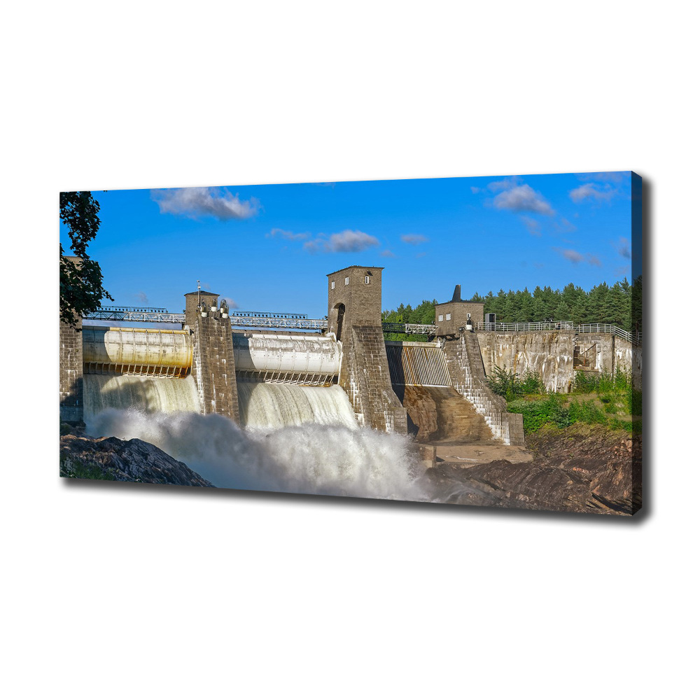 Tableau mural sur toile Barrage d'eau