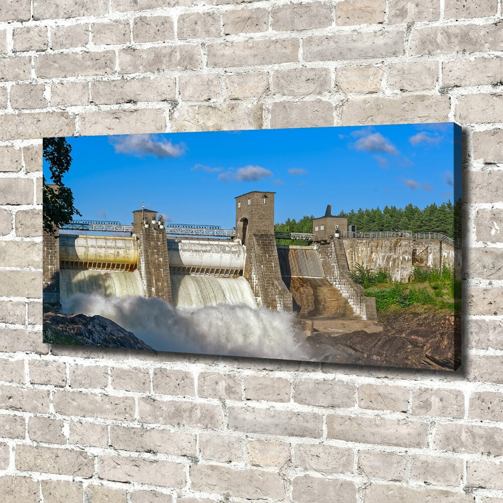 Tableau mural sur toile Barrage d'eau