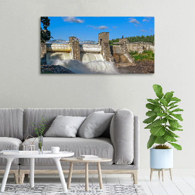 Tableau mural sur toile Barrage d'eau