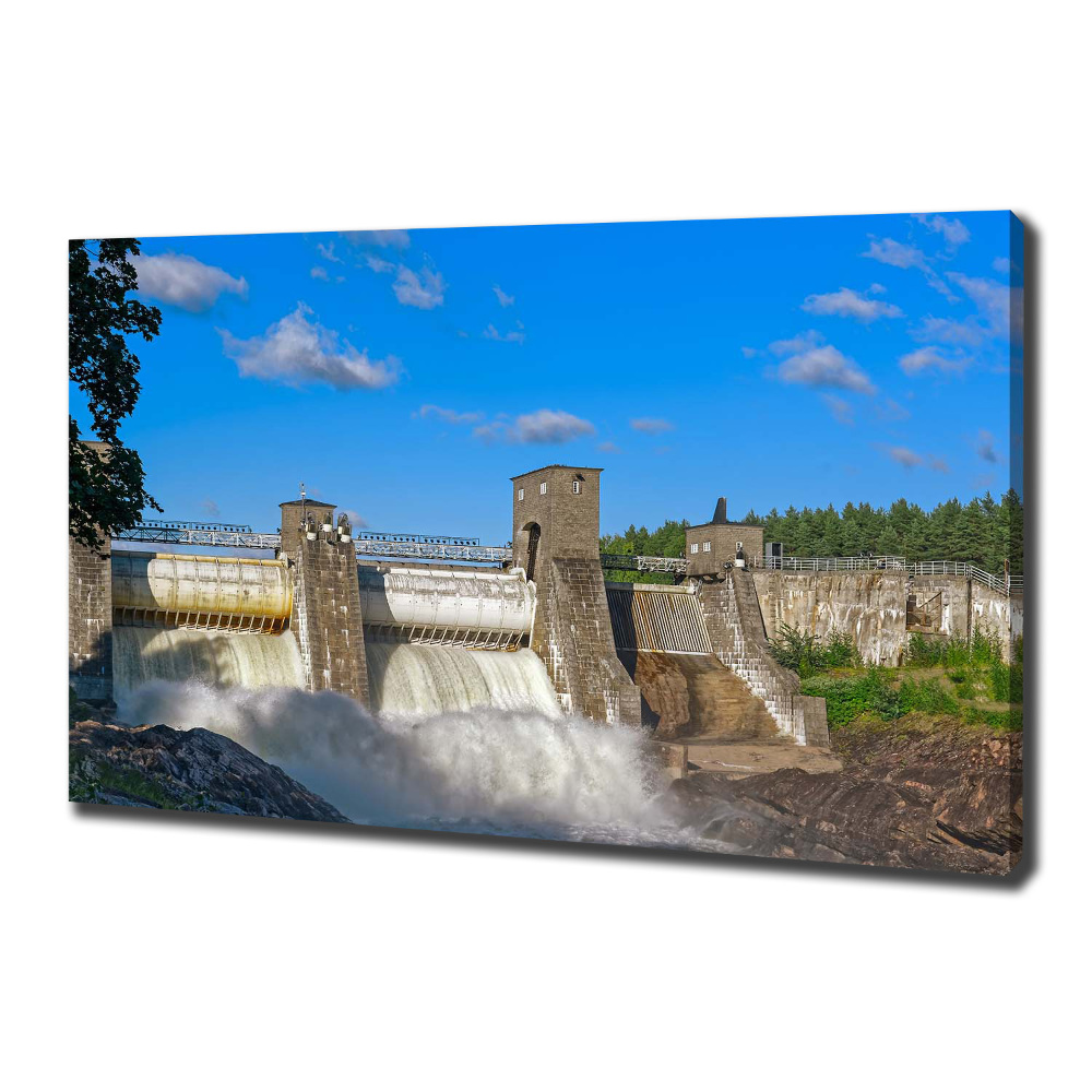 Tableau mural sur toile Barrage d'eau