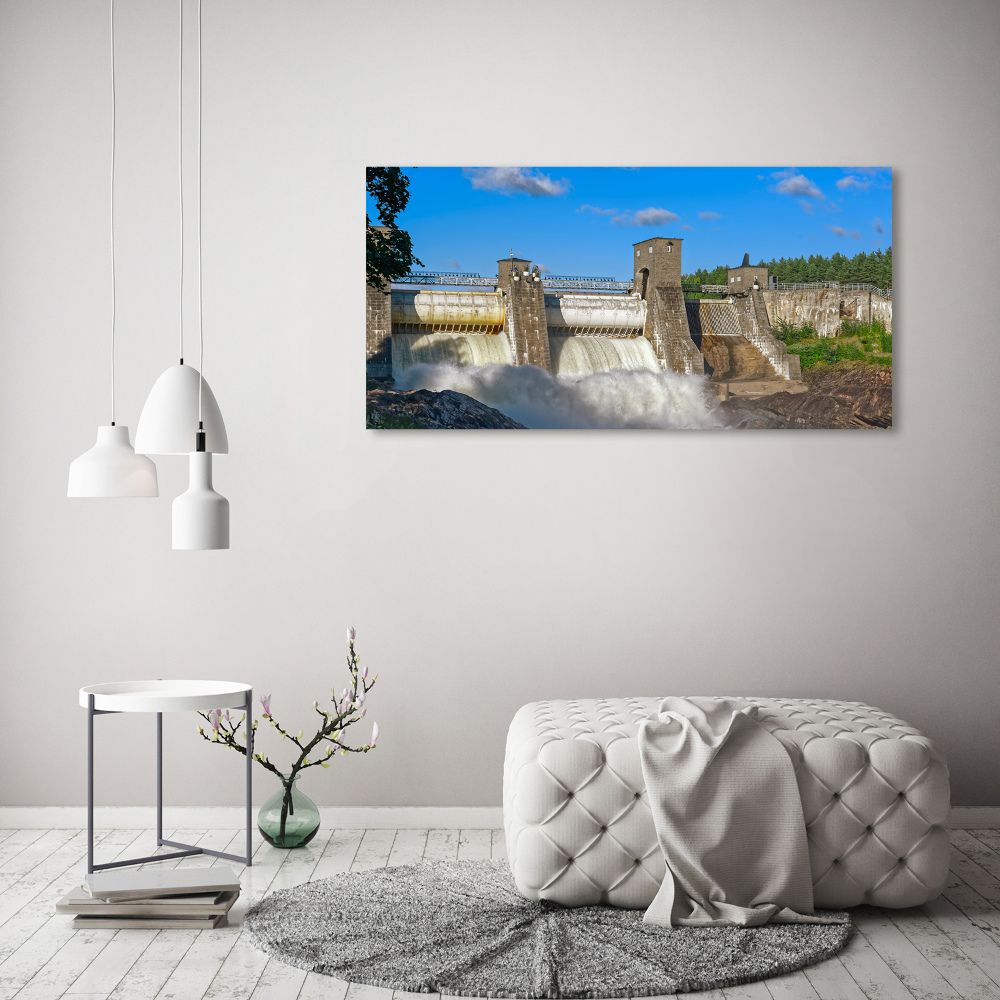 Tableau mural sur toile Barrage d'eau