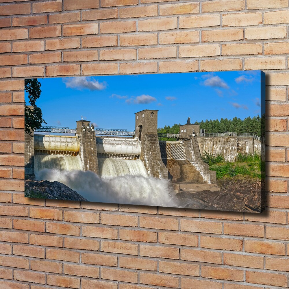 Tableau mural sur toile Barrage d'eau