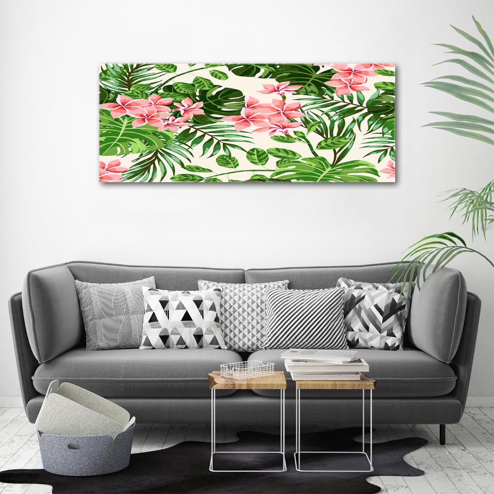 Tableau sur toile Une multitude de fleurs