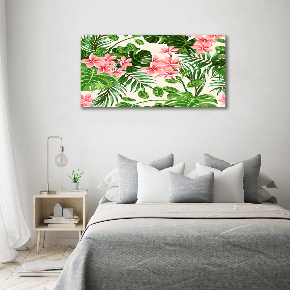 Tableau sur toile Une multitude de fleurs