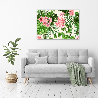 Tableau sur toile Une multitude de fleurs