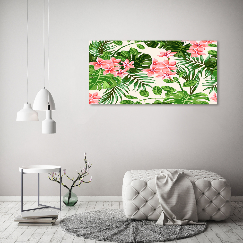 Tableau sur toile Une multitude de fleurs