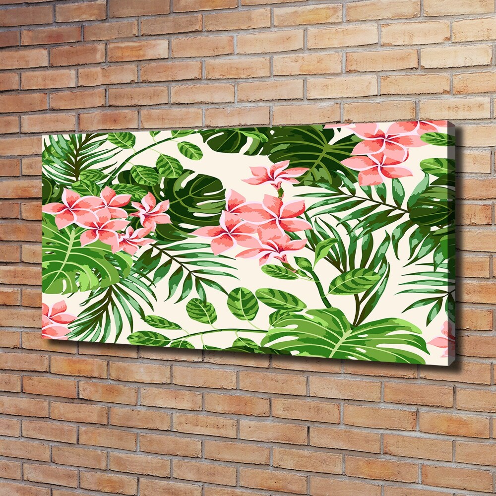 Tableau sur toile Une multitude de fleurs