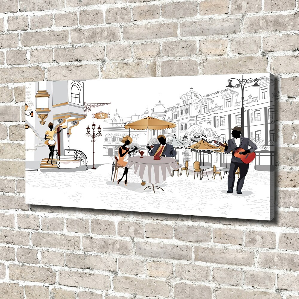 Tableau sur toile Café