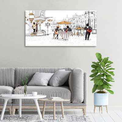 Tableau sur toile Café