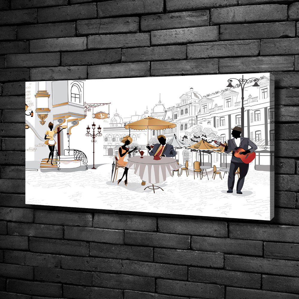 Tableau sur toile Café