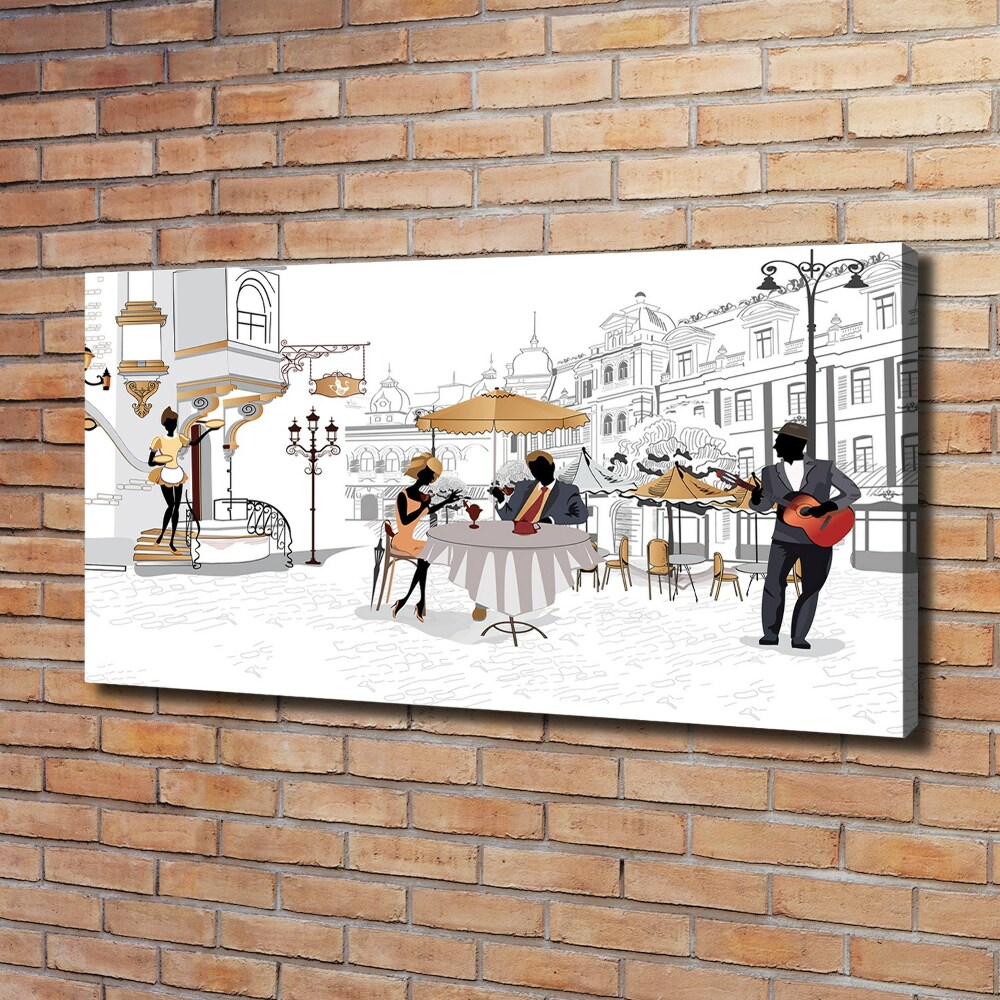 Tableau sur toile Café