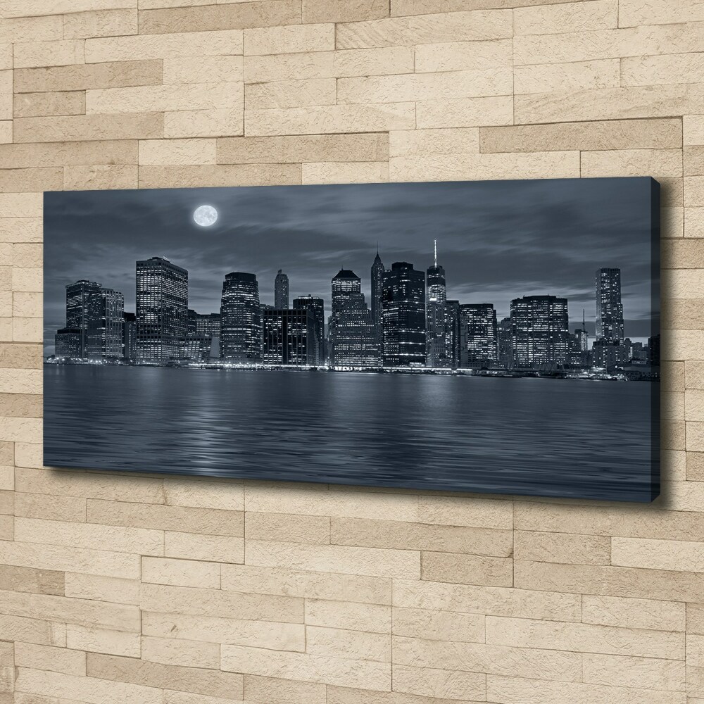 Tableau sur toile New York de nuit