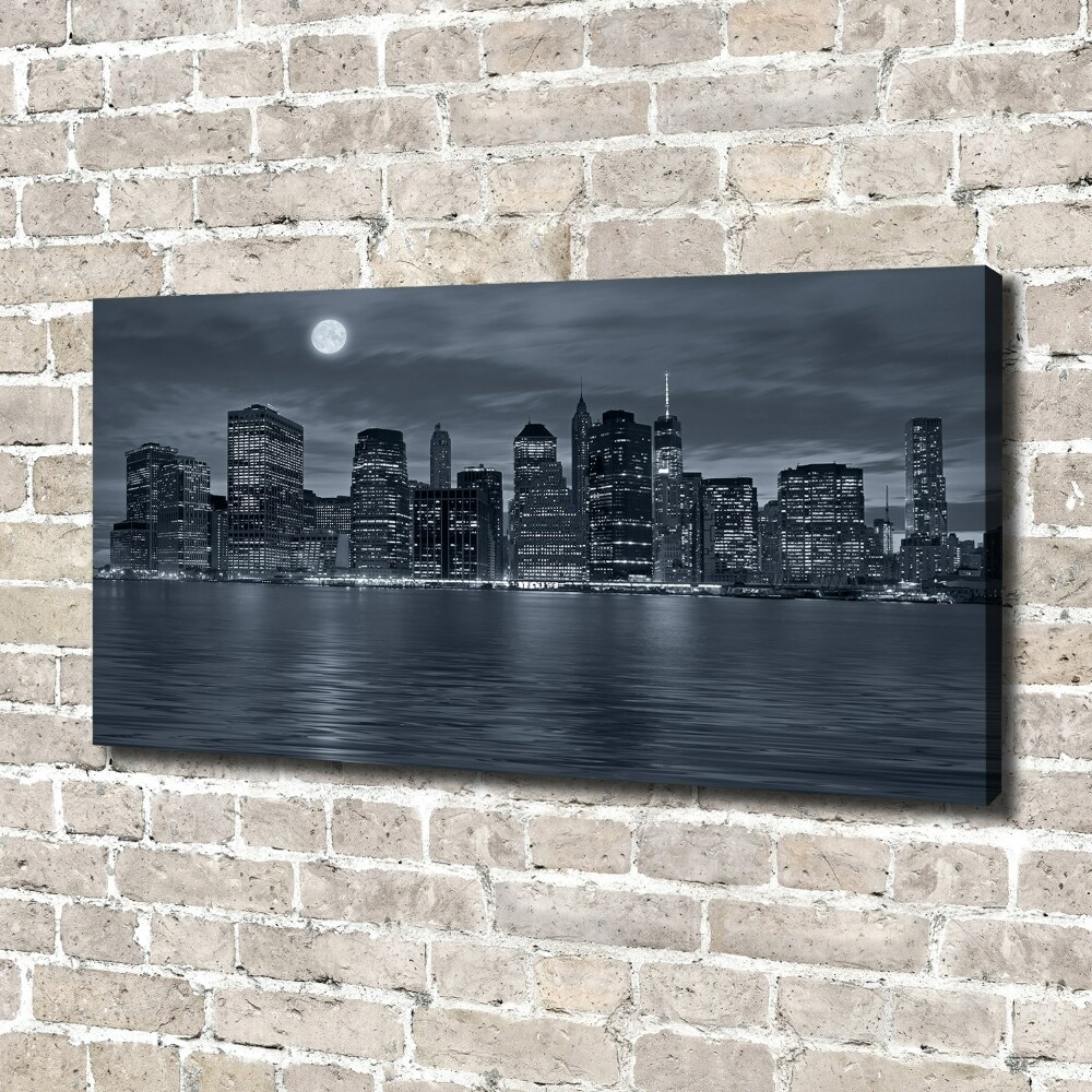 Tableau sur toile New York de nuit