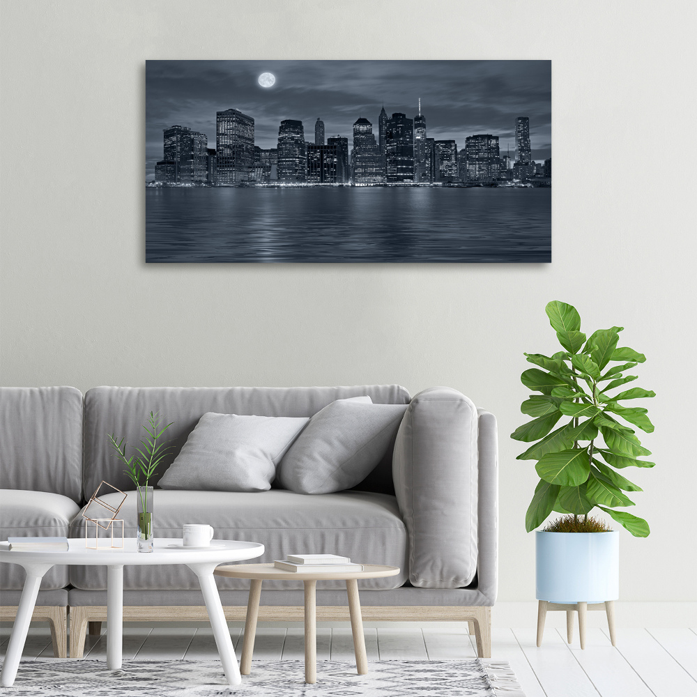 Tableau sur toile New York de nuit