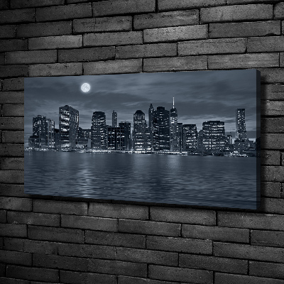 Tableau sur toile New York de nuit