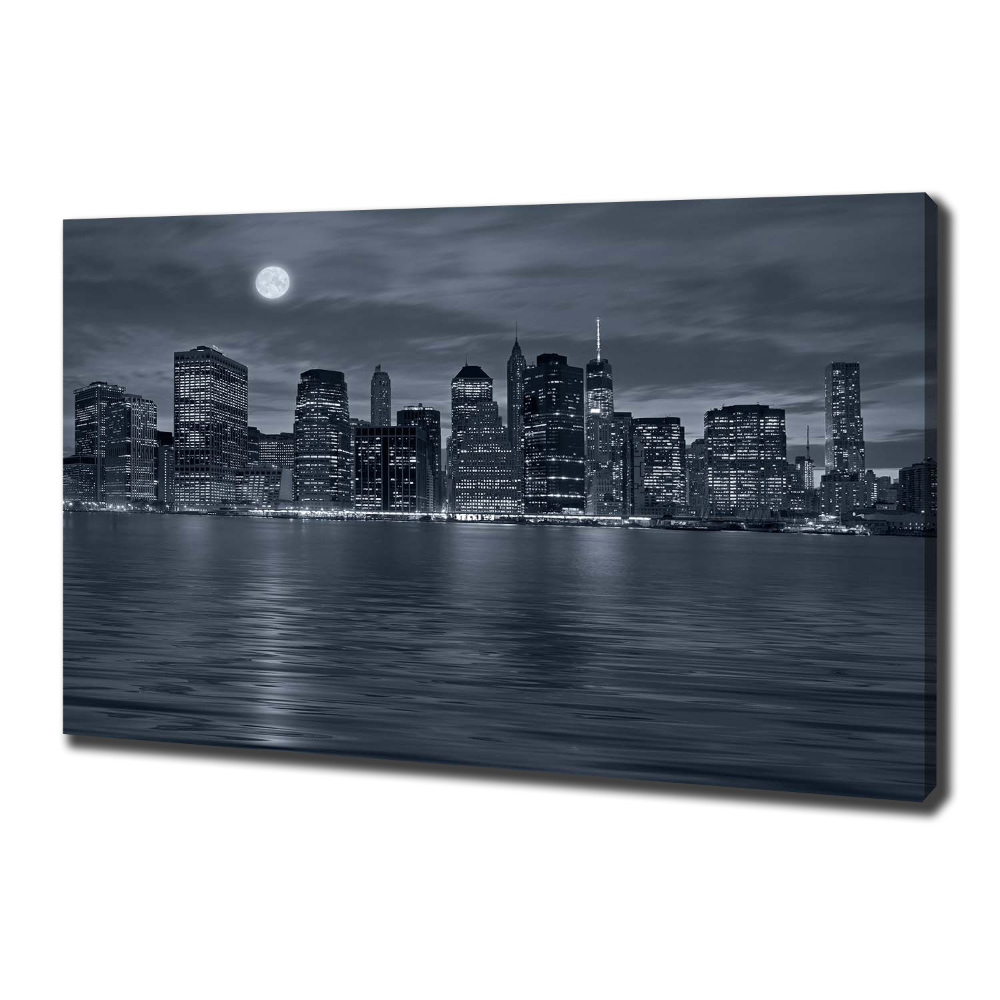 Tableau sur toile New York de nuit