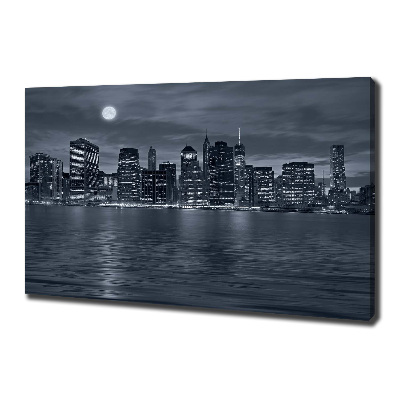 Tableau sur toile New York de nuit