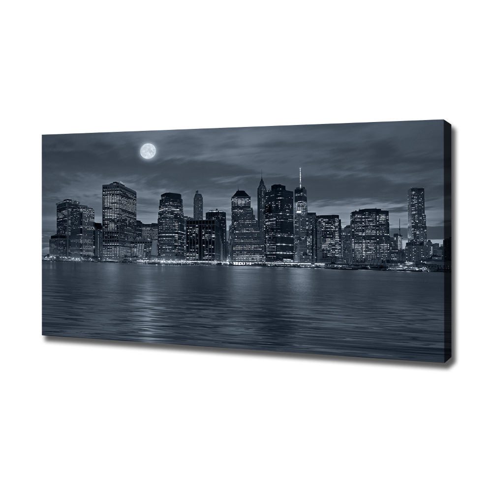 Tableau sur toile New York de nuit