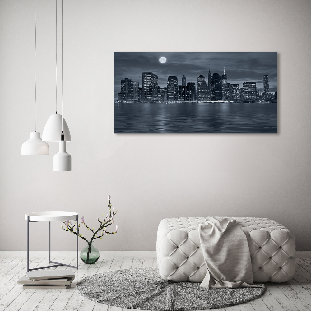 Tableau sur toile New York de nuit