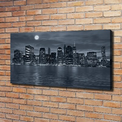 Tableau sur toile New York de nuit