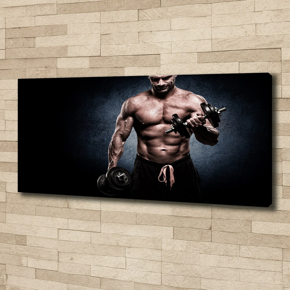 Tableau photo sur toile Construction musculaire