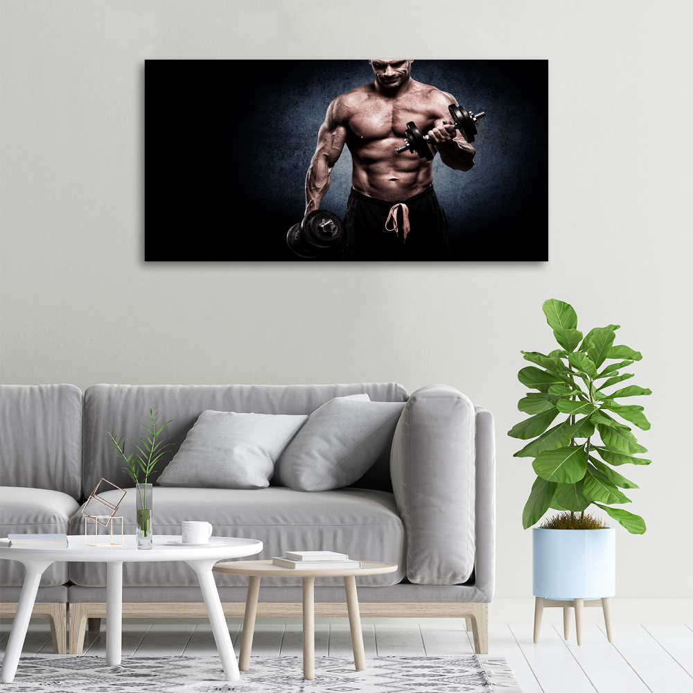 Tableau photo sur toile Construction musculaire