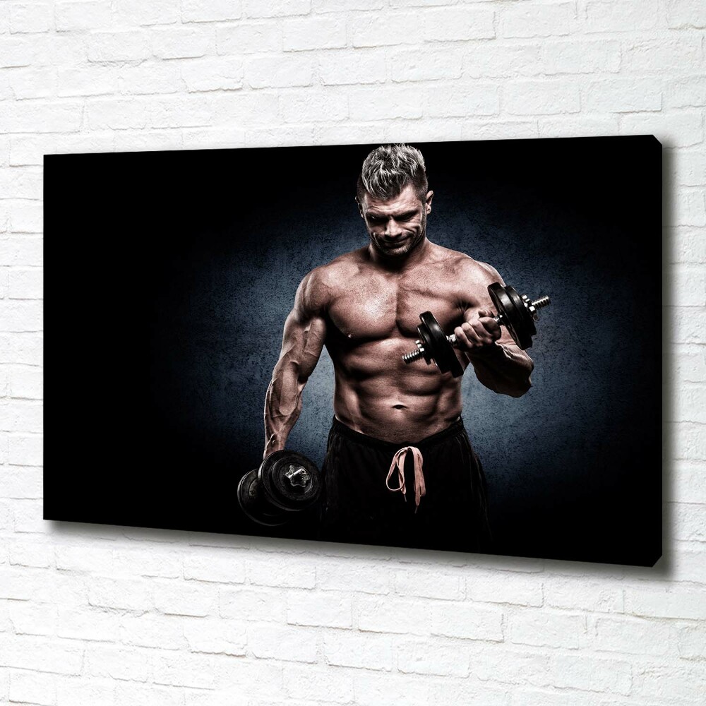 Tableau photo sur toile Construction musculaire